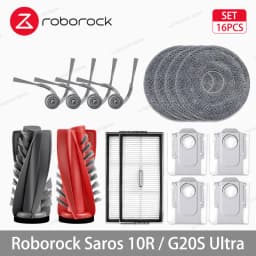Roborock Saros 10R / G20S Ultra Robot Vacuum Cleaner Accessories Main Side Brush Mop Cloth Hepa Filter Dust Bag Spare Parts