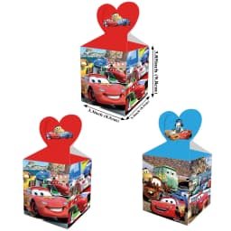 Car Theme Kids Birthday Party Favor Supplies Car Braclet Stamp Keychain Popcorn Box Party Decoration for Party Bag Goodie Bags