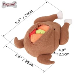 Pet Dog Snuffle Toy Roasted Turkey Toys Pet Interactive Puzzle Feeder Food Training IQ Dog Chew Toys Cute Animal Activity Toys