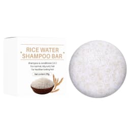 Organic Rice Shampoo Soap Bar Oil Free Conditioning Soap Rice Water Protein Nourishing Anti-loss Hair Hair Growth Soap Bar