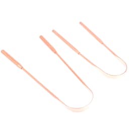 1Pc Copper Tongue Scraper Cleaner Scraper Toothbrush Dental Oral Care Hygiene Health Care Tool For Men Women