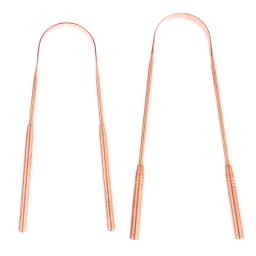 1Pc Copper Tongue Scraper Cleaner Scraper Toothbrush Dental Oral Care Hygiene Health Care Tool For Men Women