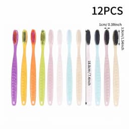 10/30pcs Oral Natural Bamboo Fibre Tooth Brush Set Soft Bristle Charcoal Teeth Bamboo Tooth Brushes Dental Oral Care Storage Box
