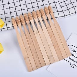 10/30pcs Oral Natural Bamboo Fibre Tooth Brush Set Soft Bristle Charcoal Teeth Bamboo Tooth Brushes Dental Oral Care Storage Box