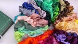 50/40/20pc Vintage Satin Scrunchies Girls Elastic Hair Bands Ponytail Holder Ties Rubber Bands Fashion Women Accessories Solid