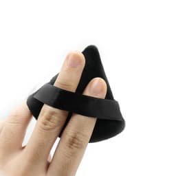 1/2/3/6Pcs Triangle Velvet Powder Puff Face Cosmetic Eye Beauty Makeup Tool Reusable Sponge Washable Mini Powder Puff Accessorie