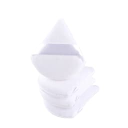 1/2/3/6Pcs Triangle Velvet Powder Puff Face Cosmetic Eye Beauty Makeup Tool Reusable Sponge Washable Mini Powder Puff Accessorie