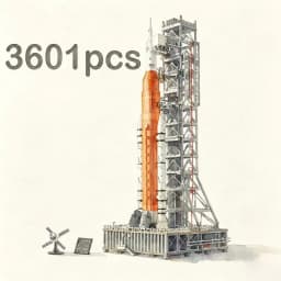 NEW 3601pcs Artemis Space Launch System Home decoration MOC 67013 Rocket Spacecraft Model Ornaments for Birthday Christmas Gifts