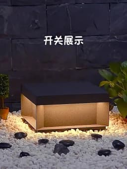 Modern Stainless Steel Door Post Lamp Villa Door Pillar Lamp Outdoor Waterproof Garden Lawn Lamp Landscape Lighting