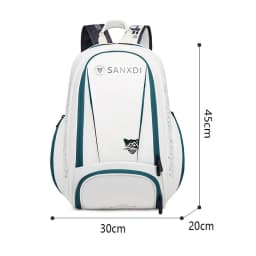 SANXDI Tennis Bag Unisex Large Capacity Squash Badminton Tennis Racquet Backpack Portable Paddles Pickleball Tennis Shoulder Bag