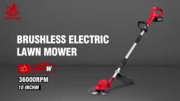 ONEVAN 36000RPM Brushless Electric Lawn Mower Cordless Grass Trimmer Foldable Adjustable Garden Cutter For Makita Battery Pin