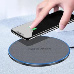 Ultra-Thin Fast Wireless Charger Pad for Samsung Galaxy S25  iPhone 17 16 15 14 13 Pro Max Wireless Induction Charging Station