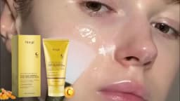 HOYGI Kojic Acid Turmeric Mask Overnight Peel off Mask Collagen Nourishing Hydrating Shrink Pores Brighten Dullness Skin Care