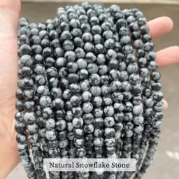 Wholesale Natural Stone Amethyst Obsidian Bead Round Loose Spacer For Jewelry Making Bracelet Necklace Accessory 4 6 8 10 12mm