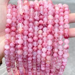 Wholesale Natural Stone Amethyst Obsidian Bead Round Loose Spacer For Jewelry Making Bracelet Necklace Accessory 4 6 8 10 12mm