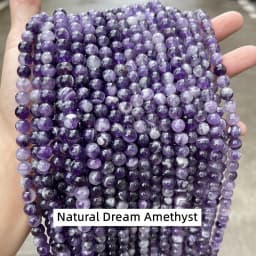 Wholesale Natural Stone Amethyst Obsidian Bead Round Loose Spacer For Jewelry Making Bracelet Necklace Accessory 4 6 8 10 12mm