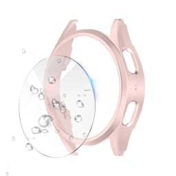 Glass+Case for Samsung Galaxy Watch 7 40mm/44mm Screen Protector Tempered Glass&Hard PC Protective Bumper Cover Accessories Set