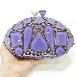 New Large Rhinestone Evening Bag Crystal Dinner Bag WHTUOHENG Diamond Clutch Women's Bag Luxury Formal Party Bags And Handbags