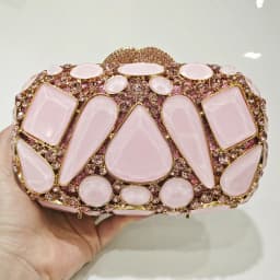 New Large Rhinestone Evening Bag Crystal Dinner Bag WHTUOHENG Diamond Clutch Women's Bag Luxury Formal Party Bags And Handbags