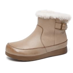 Careaymade-Women's Ankle Boots and Short Boots Nonslip Comfortable and Warm Snow Boots Women Plus Size Lace-up Women's Boot