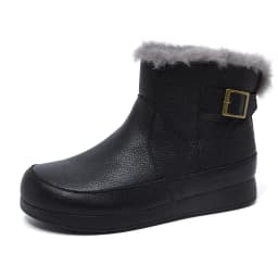 Careaymade-Women's Ankle Boots and Short Boots Nonslip Comfortable and Warm Snow Boots Women Plus Size Lace-up Women's Boot
