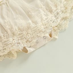 Infant Baby Girl Summer Romper Floral Lace Embroidery Romper Dress Straps Sleeveless Sweet Triangle-Bottom Jumpsuit And Headband