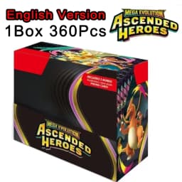 36style 360Pcs Pokemon Card English PERFECT ORDER VIOLE 151 MEGA EVOLUTION Evolutions HIDDEN FATES Booster Box Collectible