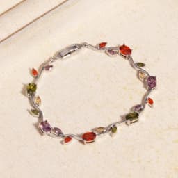 BenS 19cm Tulip women Bracelet Brass Cube Zircon Flower men Bracelet copper gold plated Fashion party Jewelry wholesale N17