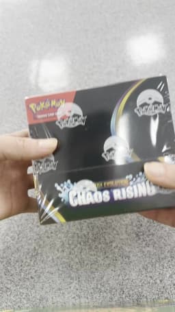Pokémon Cards Chaos Rising Booster Box 36 Packs 360 Cards English TCG Collectible Trading Card Game Toys for Kids Gift