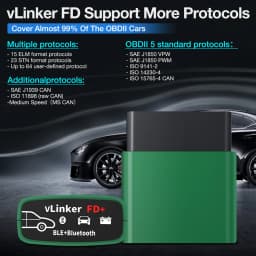 Vgate VLinker FD+ BT4.0/ FD BT3.0 V2.2 for Ford Forscan OBD2 Scanner Car Diagnostic Tools Auto Scanner J2534 PK V1.5 ELM 327