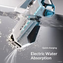 Electric LED Water Gun Automatic Water Suction Large-capacity Continuous Water Spray Summer Game Interaction Children's Gift
