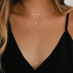 3Pcs/Set MultiLayer Round Disco Coin Chain Necklace for Women Simple Gold Color Pendant Necklaces Set Trendy Party Jewelry Gifts