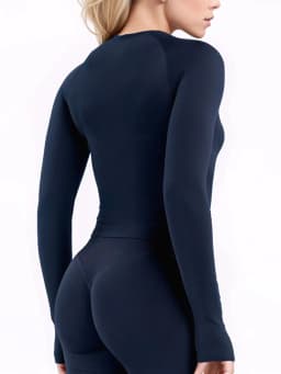 HerGym Defy Long Sleeve Top Women's Seamless Gym Slim Fitness Yoga Sport T-Shirt Quick Dry Running Workout Shirts