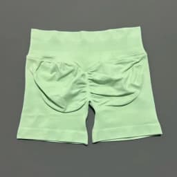 NCOYOE Women Sports Shorts Stretchy Breathable No Camel Toe Seamless Butt Lifting Tummy Control High Waist Yoga Running Shorts