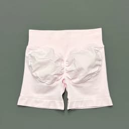 NCOYOE Women Sports Shorts Stretchy Breathable No Camel Toe Seamless Butt Lifting Tummy Control High Waist Yoga Running Shorts