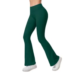 NCLAGEN Flares Scrunch Booty Women's Gym Leggings Seamless Fitness Workout Yoga Trousers Squat Proof Fashion Flared Pants