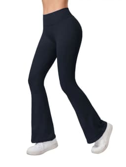 NCLAGEN Flares Scrunch Booty Women's Gym Leggings Seamless Fitness Workout Yoga Trousers Squat Proof Fashion Flared Pants