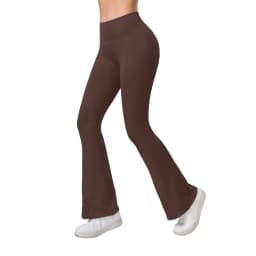 NCLAGEN Flares Scrunch Booty Women's Gym Leggings Seamless Fitness Workout Yoga Trousers Squat Proof Fashion Flared Pants
