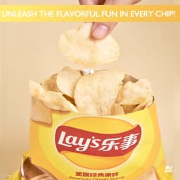 Lay's Potato Chips,Wave Chips 2.29/2.47oz(65/70g)*5 Packs Satisfying Snacks Office Snack Food Sale, Random shipment
