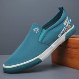 Men's Canvas Shoes New Spring Anti-slip Lightweight Breathable Slip On Wear-Resisting Korean Shoes SS23170