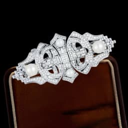 Vintage High-end Palace Style Brooch Men's Collar Clip Buckle Dual-purpose Broche Pearl Removable Pins Luxury Clothing Corsage