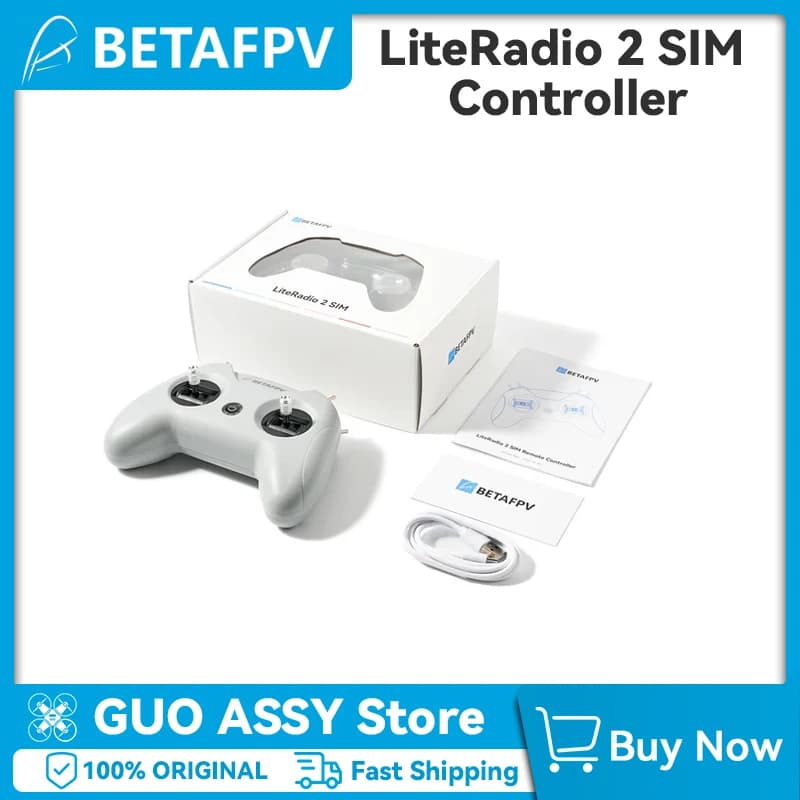 BETAFPV LiteRadio 2 SIM Controller For JoyStick / Xbox / Dongle Mode Simulator Training to PCs Tablets Mobiles Channel 8 NEW