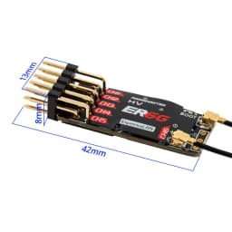 RadioMaster ER6G Slim ExpressLRS CRSF PWM Dual Antenna RC Receiver