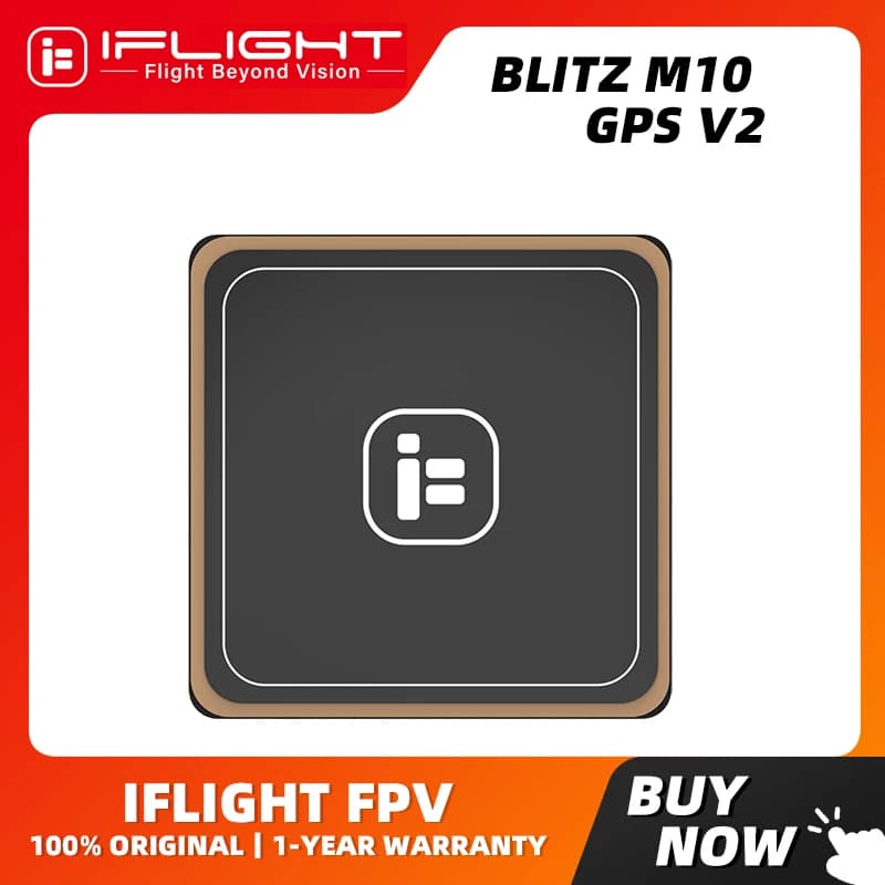 iFlight BLITZ M10 V2 GPS built-in compass 10th generation chip Small size, fast positioning, stable connection, model aircraft