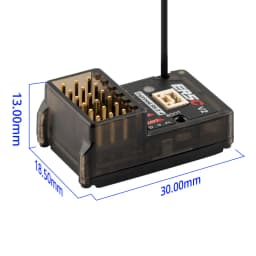 RadioMaster ER5C V2 2.4GHz ELRS PWM Receiver for Surface Marine RC Applications