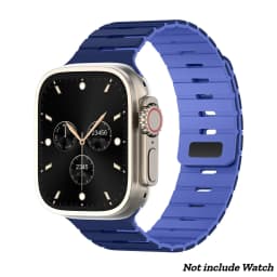 Magnetic Silicone Band for Apple Watch Ultra 3/2 49mm 46 45 44mm 42mm Adjustable Sport Strap for Iwatch Series 11 10 9 8 7 SE3
