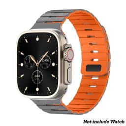 Magnetic Silicone Band for Apple Watch Ultra 3/2 49mm 46 45 44mm 42mm Adjustable Sport Strap for Iwatch Series 11 10 9 8 7 SE3