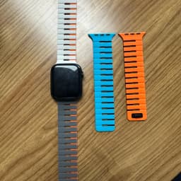 Magnetic Silicone Band for Apple Watch Ultra 3/2 49mm 46 45 44mm 42mm Adjustable Sport Strap for Iwatch Series 11 10 9 8 7 SE3