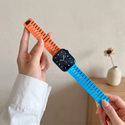 Magnetic Silicone Band for Apple Watch Ultra 3/2 49mm 46 45 44mm 42mm Adjustable Sport Strap for Iwatch Series 11 10 9 8 7 SE3