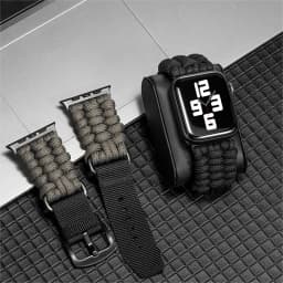 Nylon Strap for Apple Watch 45mm 44mm 46mm 41mm 40mm Band for iWatch Ultra 2 49mm Series 10 9 8 7 SE 6 5 4 3 2 1 42 38mm Sports